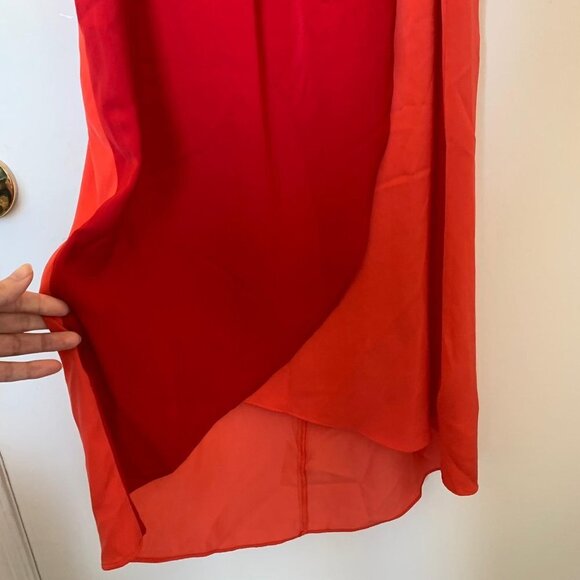 Silence + Noise Red/Orange Sheath Dress Size S - Picture 4 of 10